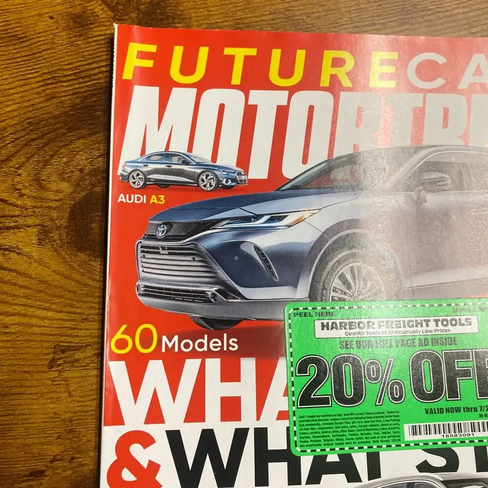 Motor Trend July 2020 Future Cars Toyota Venza AUDI A3 Porsche 911 Turbo Mazda 6